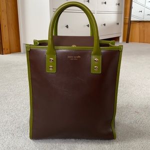 KATE SPADE Ingrid Top Handle Leather Tote